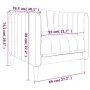 Dreiteiliges Sofaset in schwarzem Stoff. von , Sofas - Ref: Foro24-3209231, Preis: 712,07 €, Rabatt: %