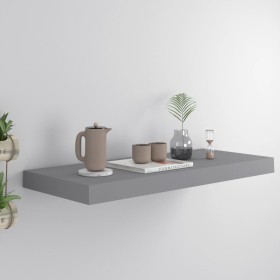 Estante flotante de pared MDF gris 60x23,5x3,8 cm de vidaXL, Estantes y estanterías - Ref: Foro24-323853, Precio: 22,12 €, De...