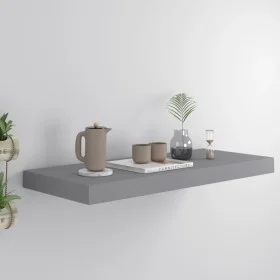 Floating wall shelf in gray MDF 60x23.5x3.8 cm by vidaXL, Shelves and shelves - Ref: Foro24-323853, Price: 21,67 €, Discount: %