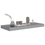 Floating wall shelf in gray MDF 60x23.5x3.8 cm by vidaXL, Shelves and shelves - Ref: Foro24-323853, Price: 21,67 €, Discount: %