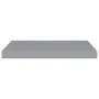 Floating wall shelf in gray MDF 60x23.5x3.8 cm by vidaXL, Shelves and shelves - Ref: Foro24-323853, Price: 21,67 €, Discount: %
