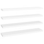 Schwebendes Wandregal 4 Stück MDF weiß 120x23,5x3,8 cm von vidaXL, Regale und Regale - Ref: Foro24-323822, Preis: 96,38 €, Ra...