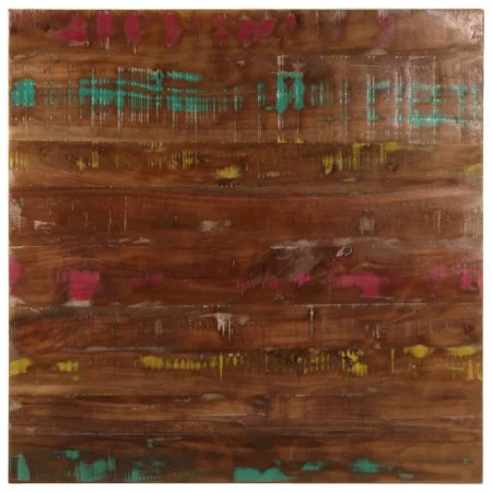 Square table top made of solid recycled wood 70x70x2.5 cm by , Table tops - Ref: Foro24-371070, Price: 69,38 €, Discount: %