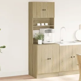 Küchenmöbel aus Sonoma-Eiche-Engineered-Holz 60x50x180 cm von , Küchenschränke - Ref: Foro24-3276639, Preis: 181,60 €, Rabatt: %