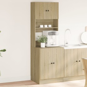 Küchenmöbel aus Sonoma-Eiche-Engineered-Holz 60x50x180 cm von , Küchenschränke - Ref: Foro24-3276639, Preis: 184,83 €, Rabatt: %