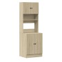 Mueble de cocina madera de ingeniería roble Sonoma 60x50x180 cm de , Armarios de cocina - Ref: Foro24-3276639, Precio: 187,45...