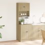 Mueble de cocina madera de ingeniería roble Sonoma 60x50x180 cm de , Armarios de cocina - Ref: Foro24-3276639, Precio: 187,45...