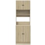 Mueble de cocina madera de ingeniería roble Sonoma 60x50x180 cm de , Armarios de cocina - Ref: Foro24-3276639, Precio: 187,45...