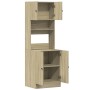 Mueble de cocina madera de ingeniería roble Sonoma 60x50x180 cm de , Armarios de cocina - Ref: Foro24-3276639, Precio: 187,45...