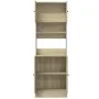 Küchenmöbel aus Sonoma-Eiche-Engineered-Holz 60x50x180 cm von , Küchenschränke - Ref: Foro24-3276639, Preis: 181,60 €, Rabatt: %