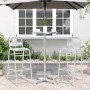 Außentisch mit höhenverstellbarer Aluminium-Bar, Ø59,5x70/109,5 cm. von , Gartentische - Ref: Foro24-4007197, Preis: 92,09 €,...