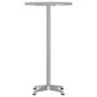 Außentisch mit höhenverstellbarer Aluminium-Bar, Ø59,5x70/109,5 cm. von , Gartentische - Ref: Foro24-4007197, Preis: 90,30 €,...