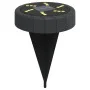 Solar ground lights for garden with warm white spikes, 4 units by , Outdoor lighting - Ref: Foro24-4008194, Price: 21,48 €, D...