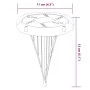 Solar ground lights for garden with warm white spikes, 4 units by , Outdoor lighting - Ref: Foro24-4008196, Price: 23,93 €, D...