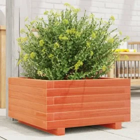 Jardinera madera maciza de pino marrón cera 50x50x26,5 cm de , Maceteros y jardineras - Ref: Foro24-847295, Precio: 63,53 €, ...
