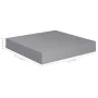 Set of 2 gray MDF floating wall shelves 23x23.5x3.8 cm by vidaXL, Shelves and shelves - Ref: Foro24-323845, Price: 23,53 €, D...
