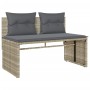 Garden sofa set 4 pieces with gray synthetic rattan cushions by , Garden sets - Ref: Foro24-4003883, Price: 287,07 €, Discoun...