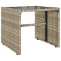 Gartensofagarnitur 4-teilig mit grauen Polstern aus synthetischem Rattan von , Gartensets - Ref: Foro24-4003883, Preis: 286,9...