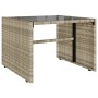 Garden sofa set 4 pieces with gray synthetic rattan cushions by , Garden sets - Ref: Foro24-4003883, Price: 286,96 €, Discoun...