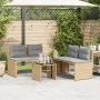 Garden sofa set with 4-piece synthetic rattan beige cushions by , Garden sets - Ref: Foro24-4003881, Price: 287,46 €, Discoun...