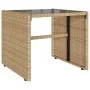 Garden sofa set with 4-piece synthetic rattan beige cushions by , Garden sets - Ref: Foro24-4003881, Price: 287,46 €, Discoun...