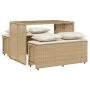 3-piece garden dining set with beige synthetic rattan cushions by , Garden sets - Ref: Foro24-4003906, Price: 246,42 €, Disco...