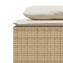 Garten-Essgruppe 3-teilig mit Kissen aus synthetischem Rattan in Beige. von , Gartensets - Ref: Foro24-4003906, Preis: 251,16...