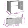 3-piece garden dining set with beige synthetic rattan cushions by , Garden sets - Ref: Foro24-4003906, Price: 250,87 €, Disco...