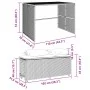 3-piece garden dining set with beige synthetic rattan cushions by , Garden sets - Ref: Foro24-4003906, Price: 246,42 €, Disco...