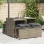 3-piece garden dining set with gray synthetic rattan cushions by , Garden sets - Ref: Foro24-4003904, Price: 245,82 €, Discou...