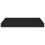Floating wall shelves 2 units black MDF 50x23x3.8 cm by vidaXL, Shelves and shelves - Ref: Foro24-323830, Price: 40,22 €, Dis...