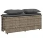 3-piece garden dining set with gray synthetic rattan cushions by , Garden sets - Ref: Foro24-4003904, Price: 245,82 €, Discou...