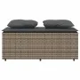 Garten-Essgruppe, 3-teilig, mit grauen Polstern aus synthetischem Rattan. von , Gartensets - Ref: Foro24-4003904, Preis: 245,...