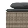 3-piece garden dining set with gray synthetic rattan cushions by , Garden sets - Ref: Foro24-4003904, Price: 245,82 €, Discou...
