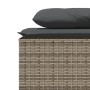 Set comedor de jardín 3 piezas con cojines ratán sintético gris de , Conjuntos de jardín - Ref: Foro24-4003904, Precio: 245,7...