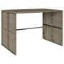 3-piece garden dining set with gray synthetic rattan cushions by , Garden sets - Ref: Foro24-4003904, Price: 245,82 €, Discou...