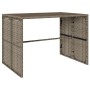 Set comedor de jardín 3 piezas con cojines ratán sintético gris de , Conjuntos de jardín - Ref: Foro24-4003904, Precio: 245,7...