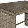 3-piece garden dining set with gray synthetic rattan cushions by , Garden sets - Ref: Foro24-4003904, Price: 245,82 €, Discou...