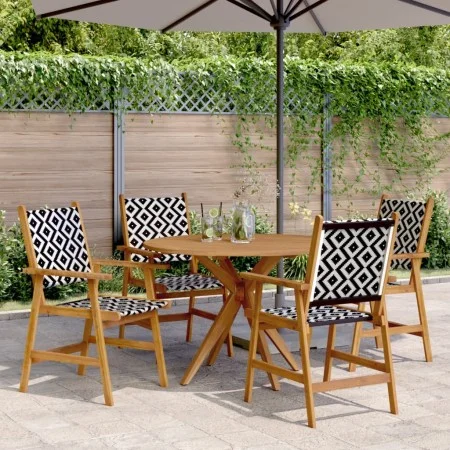 5-piece solid acacia wood garden dining set by , Garden sets - Ref: Foro24-3283573, Price: 408,31 €, Discount: %