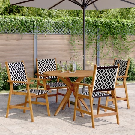 5-teiliges Massivholz-Gartenspeiseset aus Akazienholz von , Gartensets - Ref: Foro24-3283573, Preis: 413,67 €, Rabatt: %