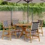 5-piece solid acacia wood garden dining set by , Garden sets - Ref: Foro24-3283573, Price: 408,31 €, Discount: %