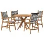 5-piece solid acacia wood garden dining set by , Garden sets - Ref: Foro24-3283573, Price: 408,31 €, Discount: %