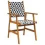 5-piece solid acacia wood garden dining set by , Garden sets - Ref: Foro24-3283573, Price: 408,31 €, Discount: %