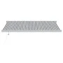 Toldo retráctil aluminio y tela gris antracita y blanco 4,5x3 m de , Toldos - Ref: Foro24-3216136, Precio: 737,50 €, Descuent...