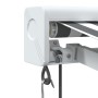 Einziehbares Markisendach aus Aluminium und Stoff in Anthrazitgrau und Weiß, 4,5x3 m. von , Markisen - Ref: Foro24-3216136, P...