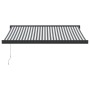 Einziehbares Markisendach aus Aluminium und anthrazit-weißem Stoff, 3,5x2,5 m. von , Markisen - Ref: Foro24-3216129, Preis: 5...