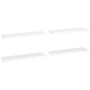 Floating wall shelves 4 pcs MDF white 90x23.5x3.8 cm by vidaXL, Shelves and shelves - Ref: Foro24-323819, Price: 84,86 €, Dis...