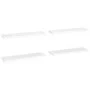 Floating wall shelves 4 pcs MDF white 90x23.5x3.8 cm by vidaXL, Shelves and shelves - Ref: Foro24-323819, Price: 83,11 €, Dis...