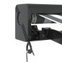 Toldo retráctil aluminio y tela antracita y blanco 3,5x2,5 m de , Toldos - Ref: Foro24-3216129, Precio: 505,84 €, Descuento: %