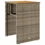 Garden chairs and table with cushions 3 pieces gray PE rattan by , Garden sets - Ref: Foro24-4003876, Price: 203,53 €, Discou...